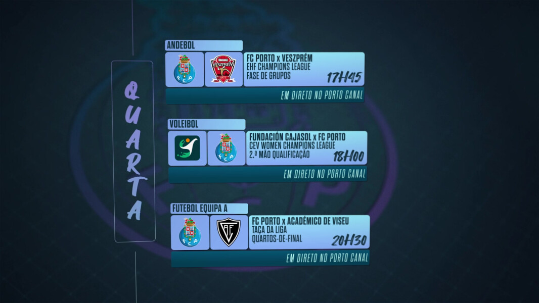 Agenda da semana